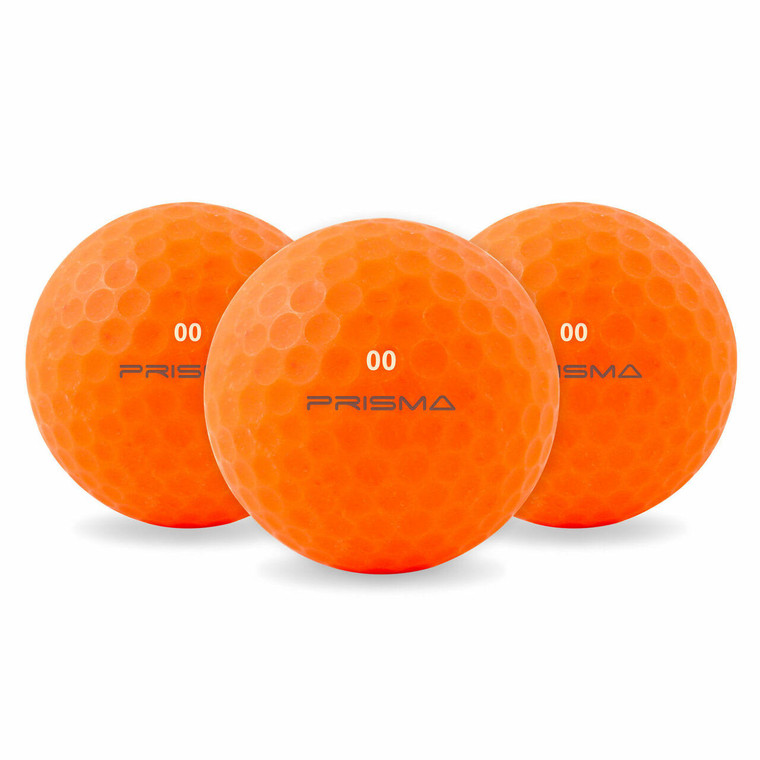 Masters Golf Masters Golf - Prisma Flouro Matt TI Golf Balls Orange Crush Bag 12
