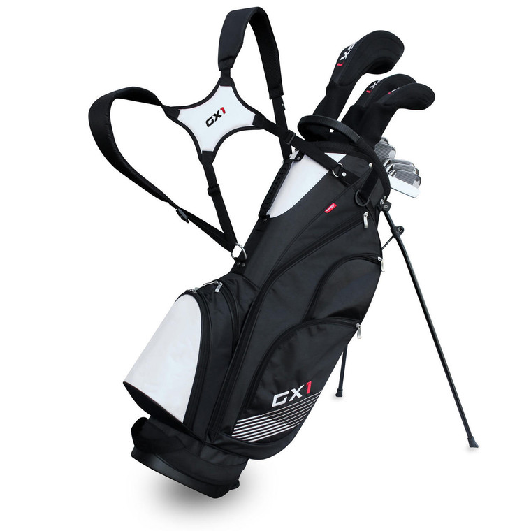 Masters Golf Masters Golf - GX1 Right Hand Graphite Club Pack - StandBag - Black/Grey