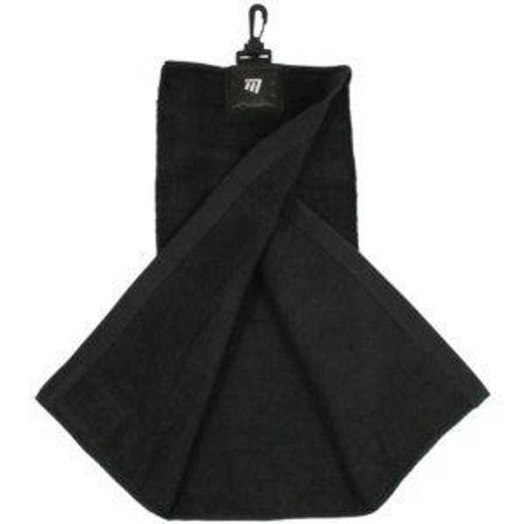 Masters Golf Masters Golf - Black Tri-Fold Towel