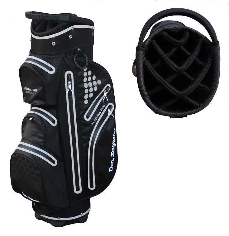 Ben Sayers Ben Sayers - Hydra Pro Waterproof Cart Bag - Black/White