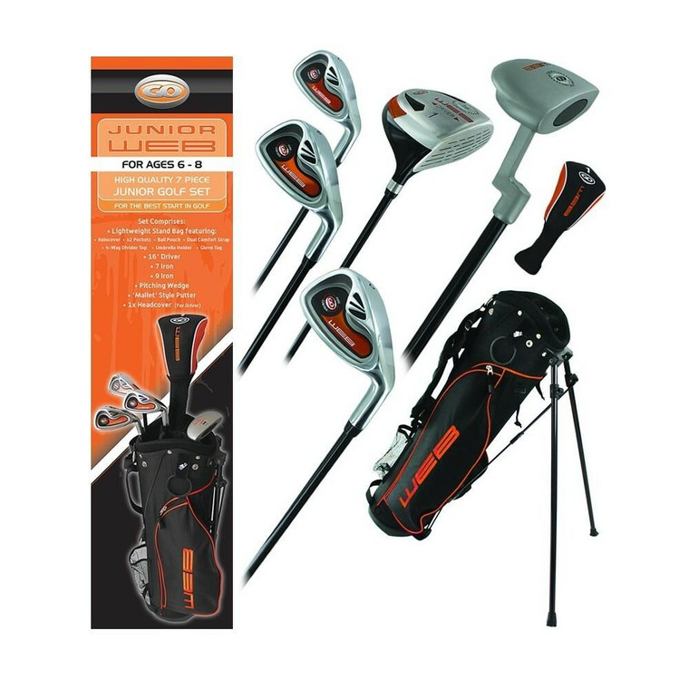 Junior WEB Junior WEB Boxed Golf SET Right Hand Ages 6-8 112-132cms tall