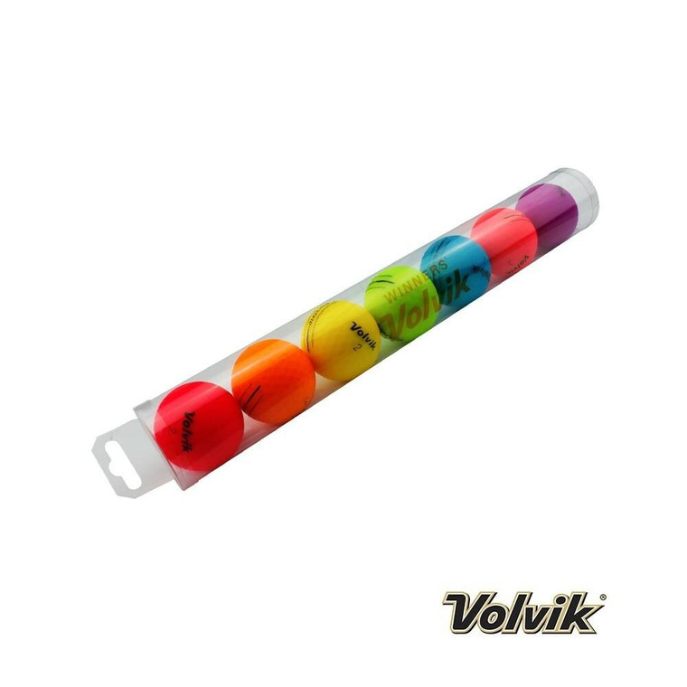 Volvik Volvik Rainbow Gift Tube 7 Ball Pack