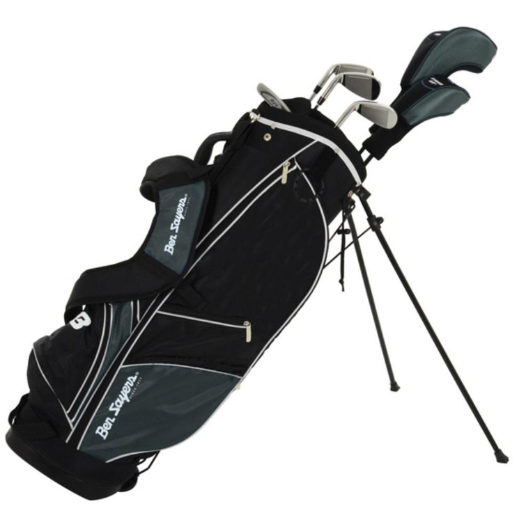 Ben Sayers M8 6-Club Package Set - Black Stand Bag - Graphite/Steel - MRH