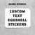 Custom Eggshells 3" x 2.25"