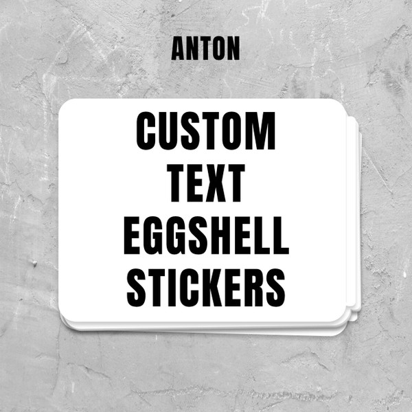 Custom Eggshells 4" x3"
