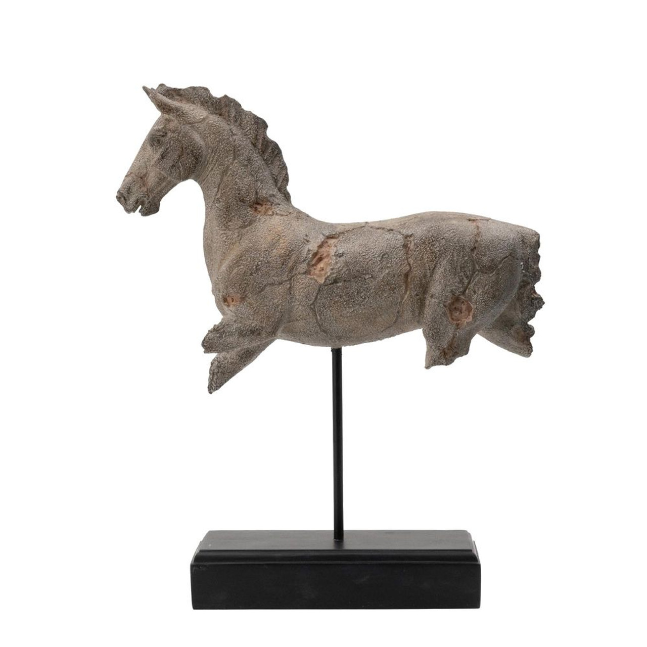 スペイン語Wild Stallion Horse壁3 D Sculpture Statue Decor オブジェ、置き物
