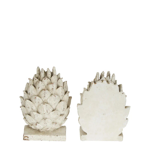 Decorative Pine Cone Bookends