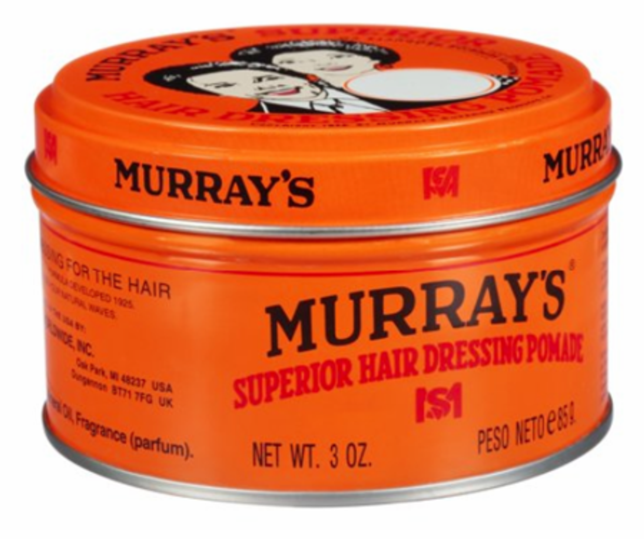 U/S Murrays Hair Pomade Size 3oz U/S Murrays Hair Pomade 3oz