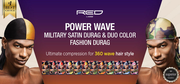 Power Wave- Duo Color Fashion Durag