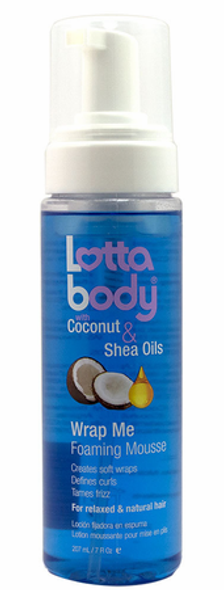 Lotta Body- Coconut & Shea Oils- Wrap Me Foaming Mousse 7oz