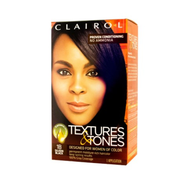 Clairol- Texture & Tone- 1B Silken Black