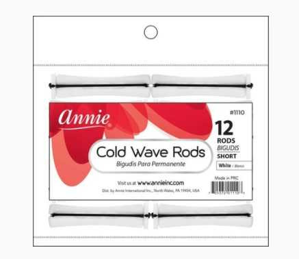 Annie- #1110 Cold Wave Rods 12ct Short White