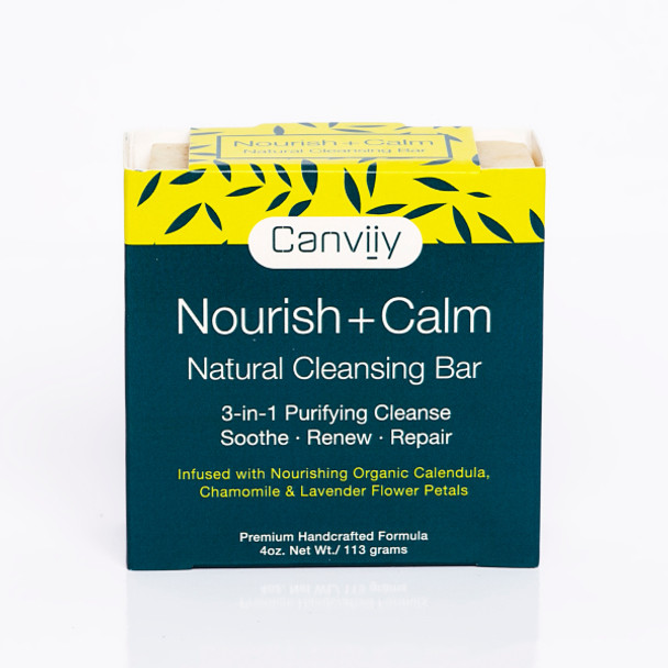 Canviiy - Nourish + Calm Natural Cleansing Bar 4oz