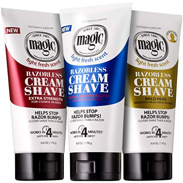 Magic Shave Razorless Cream Shave 6 oz