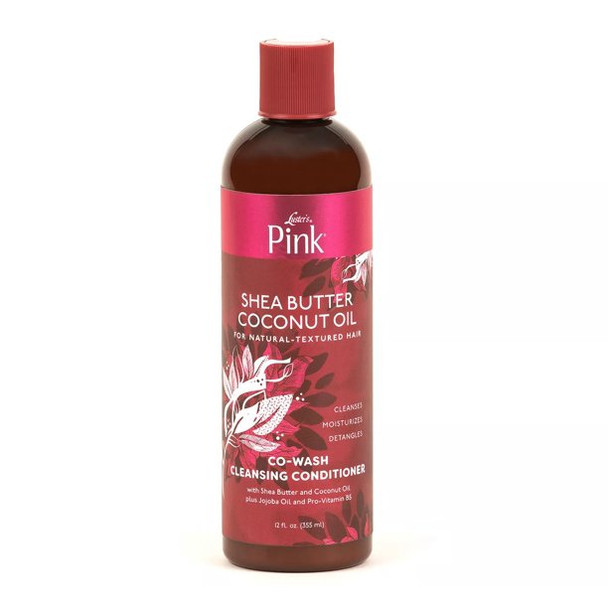 Lusters Pink Shea Butter Coconut Oil Co-Wash Cleansing Conditioner 12oz