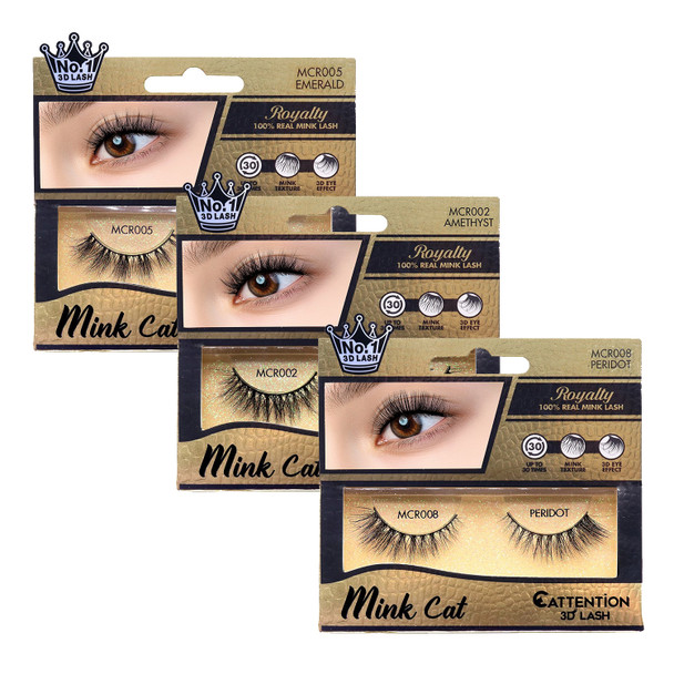 Mink Cat Eyelashes Royalty ( Ebin )