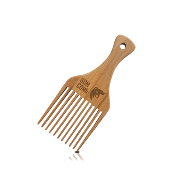 Gom Comb Handmade Wood Pick Comb #GWPICK03