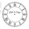 Hotel Du Monde Clock Stencil - 10 inch Clock