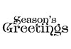 Word Stencil - Season's Greetings - Noble 8 x 4