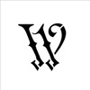 Monogram Letter Stencil - Simple - W - 2 3/4 x 2 1/2