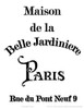 Word Stencil - Maison de la Bell Jardiniere
