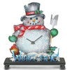 Winter Time Snowman Standing Clock Pattern Packet - Patricia Rawlinson