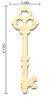 Ye Old Tavern Key Embellishment - 4 1/2"