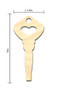 Unlock My Heart Key - Head Only Embellishment - 5in.