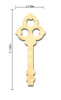 Ye Old Tavern Key - Head Only Embellishment - 5 1/8in.