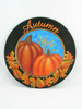 Autumn Pumpkins Plate - E-Packet - Jeanne Bobish