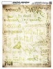 Spring Words - Antiqued Green - 8x10 Image Transfer