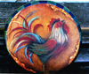 Rooster Footstool - E-Packet - Donna Scully