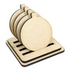 Ornament Coasters - Set of 4 with Base