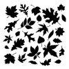 Fall Leaves Pattern Stencil by StudioR12 |  Paint DIY Autumn Decor | 12" x 12" | STCL707_3