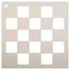 1" Checks - Pattern Stencil - STCL713