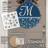 Snowflakes Mini Pattern Stencil - 4" x 4"