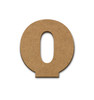 Standing Wood Letter Surface - O - 3 1/2" x 3 5/8"