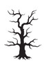 Spooky Hollow Tree Art Stencil - 4" x 6" - STCL742 - by StudioR12