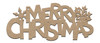 Christmas Word Ornament Large- Merry Christmas