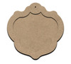 Versailles Ornament Plaque with Overlay - 4"