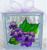 Pansy Glass Block - E-Packet - Wendy Fahey