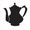 Fancy Teapot Art Stencil 10" X 10"