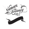 Embrace the Journey Word Art Stencil 12" X 12"