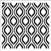 Ogee - Repeatable Pattern Stencil - 6" x 6" - STCL1024_1 - by StudioR12