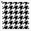 Houndstooth - Repeatable Pattern Stencil - 6" x 6"