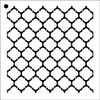 Quatrefoil - Repeatable Pattern Stencil - 6" x 6" - STCL1028_1 - by StudioR12