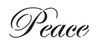 Peace - Word Stencil - Script - 7.5" x 3.75" - STCL1134_2