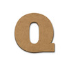 Wood Letter Surface - Q - 12" x 12 1/2"