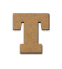 Wood Letter Surface - T - 9" x 8 1/8"