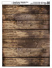 Grunge Textures - Rich Rustic Wood - 8 1/2" x 11"  (7-3/4" x 10" artwork area)